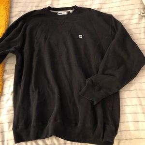 Black fila crew neck